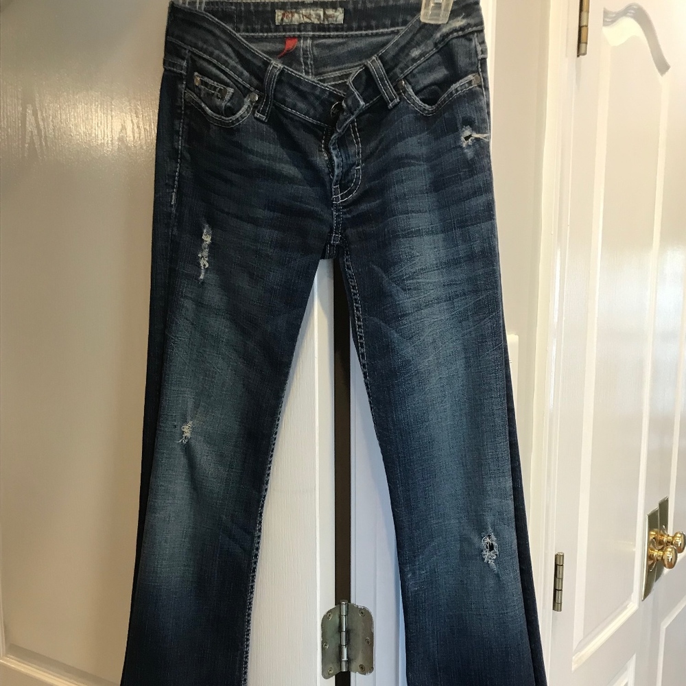 BKE Distressed stretch jean - Size 26